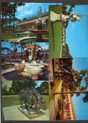 FL Lot 5 Postcards Ringling Museum SARASOTA FLORIDA