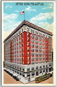 Cincinnati Ohio 1920s Postcard Provident Savings Bank & Trust Co by Kraemer Art