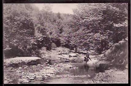 PA Carbondale Fall Brook 1907