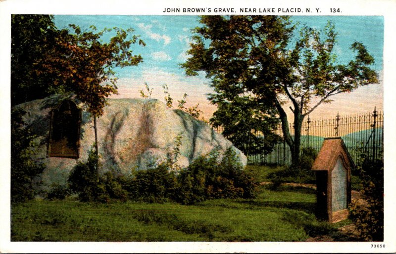 New York Lake Placid John Brown's Grave Curteich