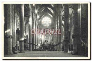 Old Postcard Interior Palma De La Catedral