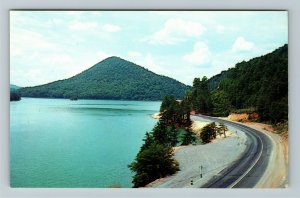 Lake Ocoee TN-Tennessee, US Highway 64, Chrome Postcard