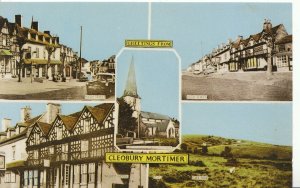 Shropshire Postcard - Greetings from Cleobury Mortimer - Ref DR248
