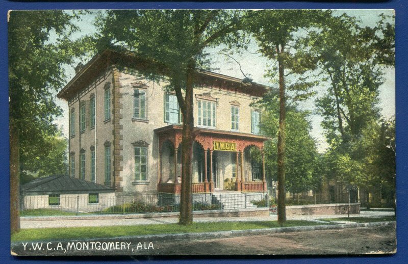 YWCA building Montgomery Alabama al postcard postmarked 1913