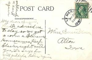 Main Street Le Mars Iowa, IA Divided Back Postcard