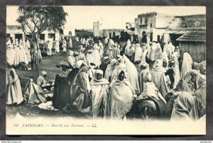 h3856 - KAIROUAN Tunisia 1910s Marche aux Burnous