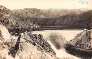 Boise Idaho Arrowrock Dam Real Photo Antique Postcard K77295