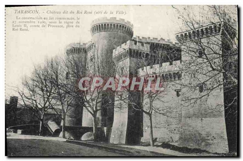 Old Postcard said Chateau du Roi Rene (City side)