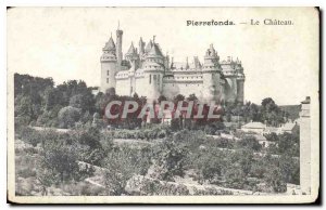 Old Postcard Pierrefonds Chateau