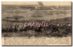 Old Postcard Panorama of the Battle of Waterloo Chateau Napoleon Goumont