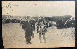 Mint France Real Picture Postcard Early Aviation Morin And His Bleriot Airplane 