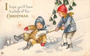 I hope you have bushels of fun â€“ Christmas 1919