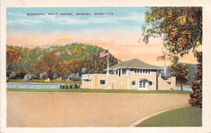 Municipal Boat House Municipal Boat House  - Winona, Minnesota MN Postcard