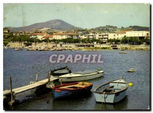 Postcard Modern Carqueiranne Var Harbor and the City