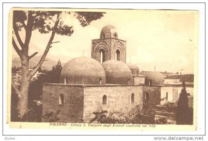 Chiesa S. Giovanni Degli Eremiti Costruita Nel 1132, Palermo (Sicily), Italy,...
