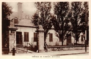 RPPC, Montreal, Quebec, Canada    CHATEAU DE RAMEZAY Boy Outside PHOTO  Postcard