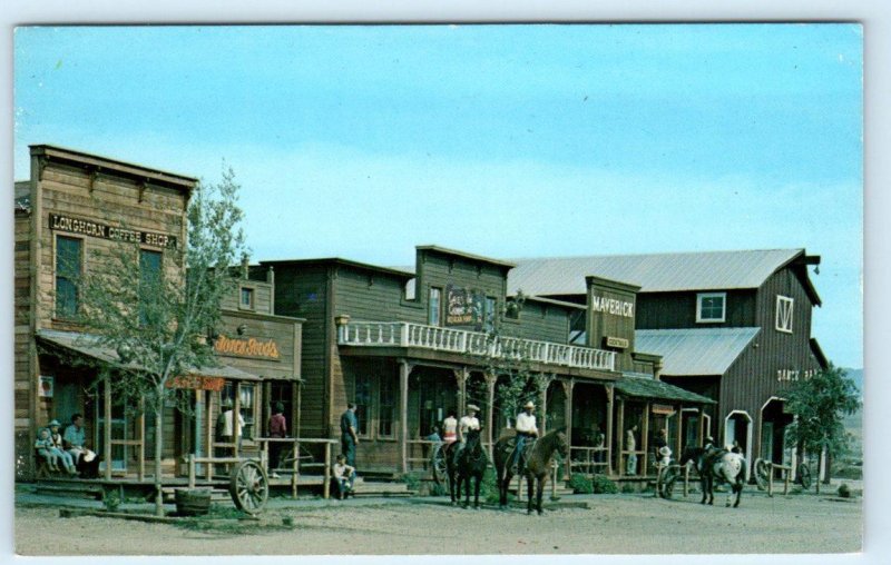 SANTA YNEZ, California CA ~ Roadside FRONTIER TOWN Western Theme Park Postcard 