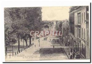 Fontenay le Comte Old Postcard Streets Fargot and the Republic Basically Stat...