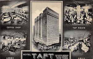 Hotel Taft - New York City Postcards, New York NY Postcard
