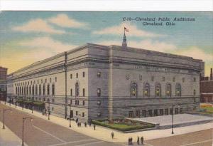 Ohio Cleveland Public Audtiorium 1953 Curteich