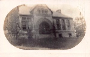 SPRINGFIELD OHIO~WITTENBURG COLLEGE-ZIMMERMANN LIBRARY~1910 REAL PHOTO POSTCARD