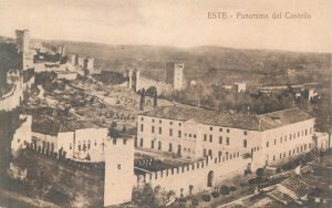 Italy Este castle panorama after the Great War c.1919 