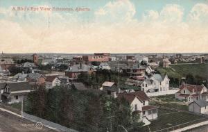 B77524  a bird eye view edmonton  canada scan front/back image