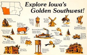 Iowa's Golden Southwest USA Unused 