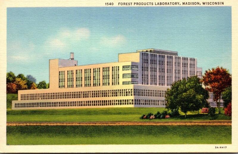 Wisconsin Madison Forest Products Laboratory Curteich