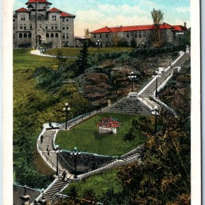 c1920s Hot Springs, SD Steps to Battle Mountain Sanitarium Landscaping PC A254