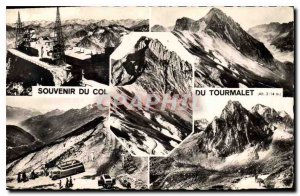 Old Postcard Col du Tourmalet Observatory Road to Bareges Entree Route Pic du...