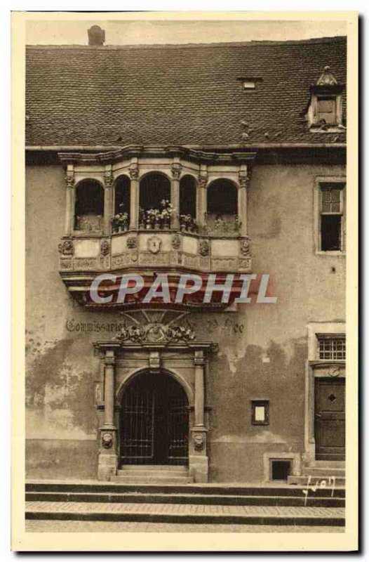 Old Postcard Colmar Old Police House