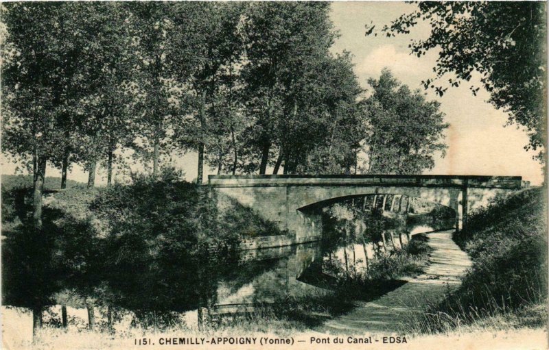 CPA Chemilly-Appoigny - Pont du Canal FRANCE (961307)