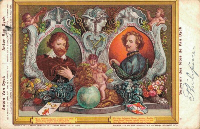 Souvenir des fêtes de Van Dyck - Postcard - 02.72