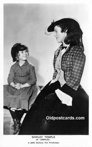 Actress Shirley Temple Dimples Unused 