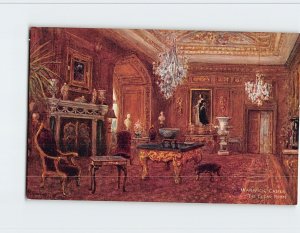 Postcard The Cedar Room Warwick Castle Warwick England