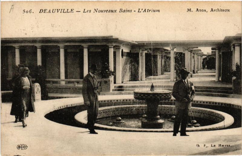 CPA DEAUVILLE - Les Nouveaux Bains - L'Atrium (515713)