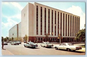 Lafayette Indiana Postcard Krannert Graduate School Industrial Admin Purdue 1960