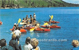 Stanford Sierra Camp - Fallen Leaf Lake, California CA Postcard