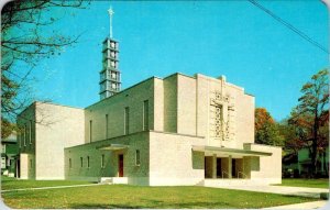 Oneonta, NY New York  ST MARY'S CATHOLIC CHURCH Otsego County  ca1960's Postcard