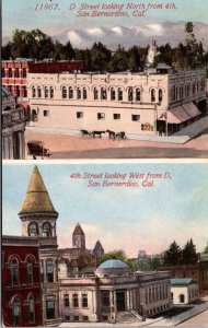 PC D Street Looking North, 4th Street Looking West in San Bernardino California