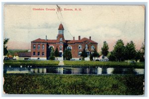 1907 Cheshire County Jail Keene New Hampshire NH Windham VT Postcard