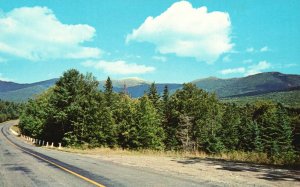 Postcard View From Bretton Woods Showing Mount Washington White Mountains NH