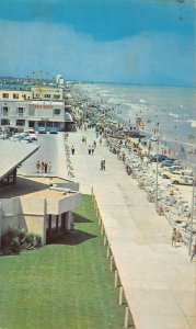 Jacksonville Beach Aerial View Fla FL Bath House Postcard