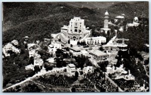 Postcard - Tibidabo aerial view - Barcelona, Spain