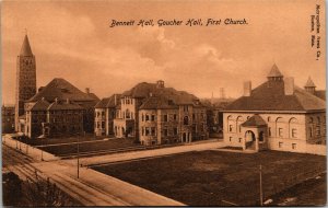 Vtg Baltimore MD Bennett Hall Goucher Hall First Church College 1905 Postcard