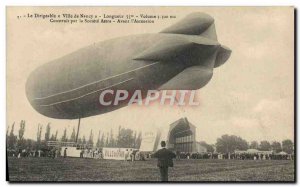 Postcard Old Airship Aviation City Corporation Nancy Astra Zeppelin