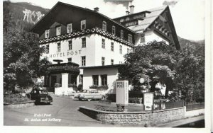 Austria Postcard - Hotel Post - St Anton Am Arlberg. Posted 1958 - Ref TZ11441