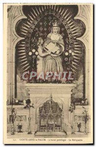 Old Postcard Sainte Anne Palue The privileged Altar Reliquary