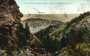 Vintage Postcard 1913 The plains from between tunnels 4 & 5 Moffat Road Colorado